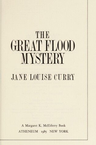 Cover of The Great Flood Mystery