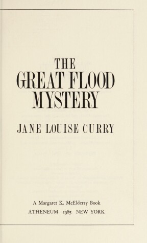 Book cover for The Great Flood Mystery