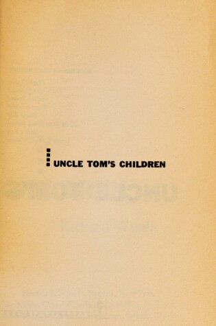 Cover of Uncle Tom's Children