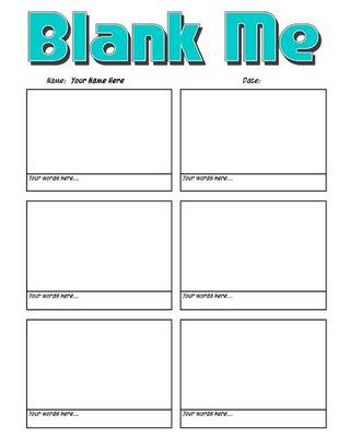 Book cover for Blank Me - Basic Blank Comic Book Panelbook - 133 Pages