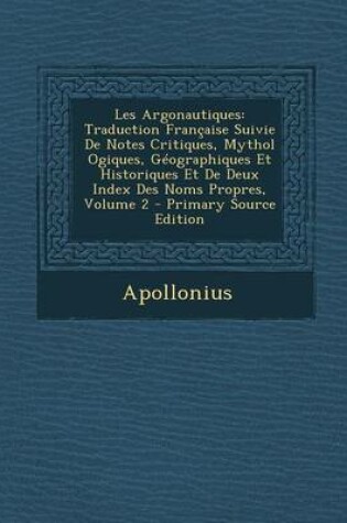 Cover of Les Argonautiques