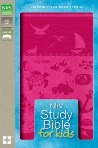 Cover of NIrV, Study Bible for Kids, Leathersoft, Pink
