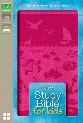 Book cover for NIrV, Study Bible for Kids, Leathersoft, Pink