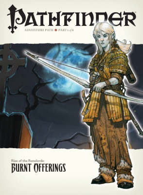 Book cover for Pathfinder #1 Rise Of The Runelords: Burnt Offerings