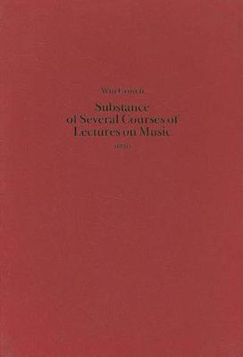 Book cover for Substance of Several Courses of Lectures on Music (1831)