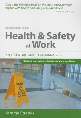 Book cover for Health and Safety at Work: An Essential Guide for Managers