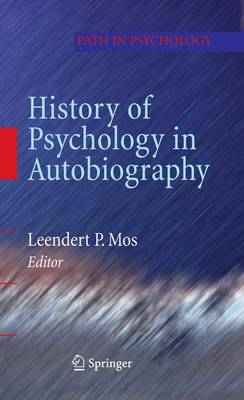 Book cover for History of Psychology in Autobiography
