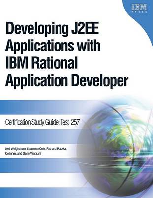 Book cover for Developing J2EE Applications with IBM Rational Application Developer