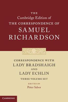 Book cover for Correspondence with Lady Bradshaigh and Lady Echlin 3 Volume Hardback Set (Series Numbers 5-7)