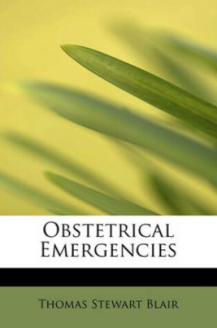 Cover of Obstetrical Emergencies