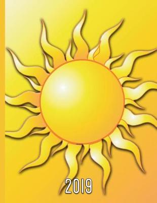 Book cover for Sun with Bright Yellow and Orange Flames