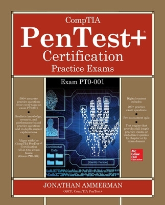 Book cover for CompTIA PenTest+ Certification Practice Exams (Exam PT0-001)