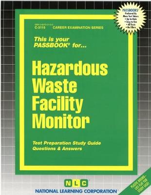 Book cover for Hazardous Waste Facility Monitor