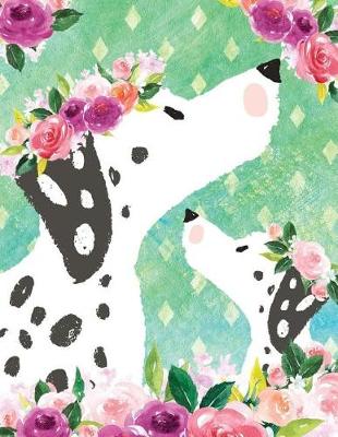 Book cover for My Big Fat Bullet Journal for Dog Lovers Dalmatians in Flowers