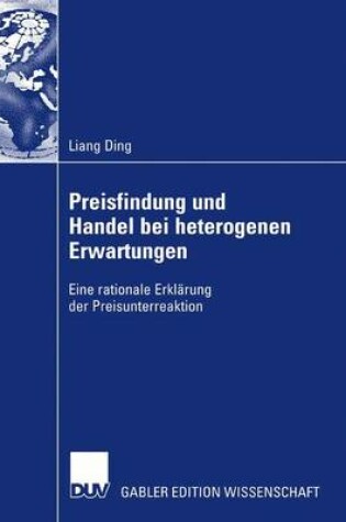 Cover of Preisfindung und Handel bei heterogenen Erwartungen