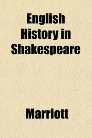 Cover of English History in Shakespeare