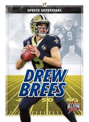 Book cover for Sports Superstars: Drew Brees
