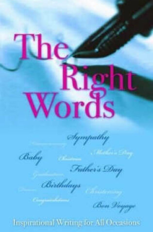 Cover of The Right Words