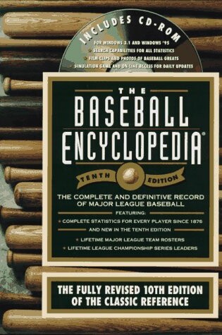 Cover of The Baseball Encyclopedia, Tenth Edition, with CD- Rom