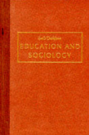 Cover of Education and Sociology