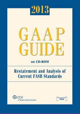 Book cover for GAAP Guide on CD-ROM, 2013 (Standalone CD)