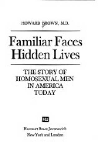 Cover of Familiar Faces, Hidden Lives