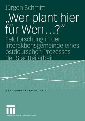 Cover of "Wer Plant Hier Fur Wen...?"