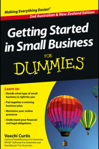 Cover of Getting Started in Small Business For Dummies - Australia and New Zealand