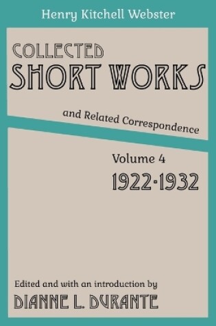 Cover of Collected Short Works and Related Correspondence Vol. 4