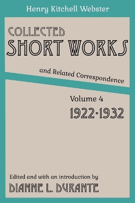 Book cover for Collected Short Works and Related Correspondence Vol. 4