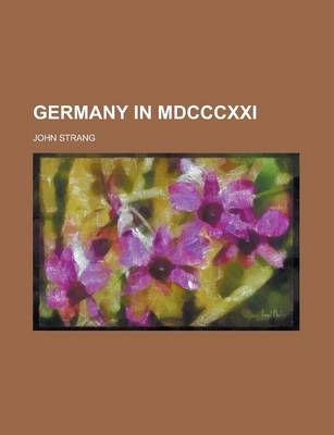 Book cover for Germany in MDCCCXXI.