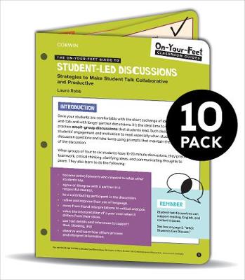 Cover of BUNDLE: Robb: The On-Your-Feet Guide to Student-Led Discussions: 10 Pack