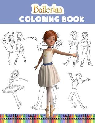 Book cover for Ballerina Coloring Book