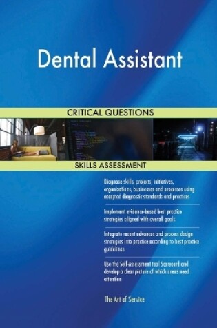 Cover of Dental Assistant Critical Questions Skills Assessment