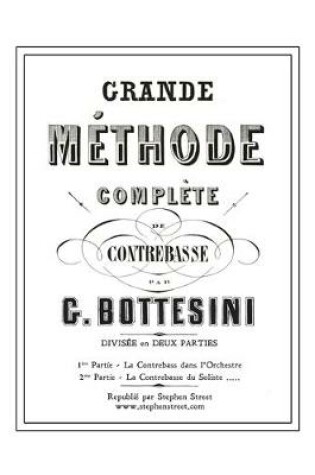Cover of Grande Method Complete De Contrebasse