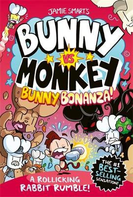 Book cover for Bunny vs Monkey: Bunny Bonanza!