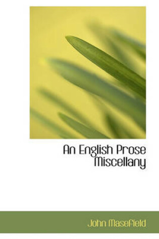 Cover of An English Prose Miscellany