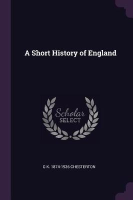 Book cover for A Short History of England