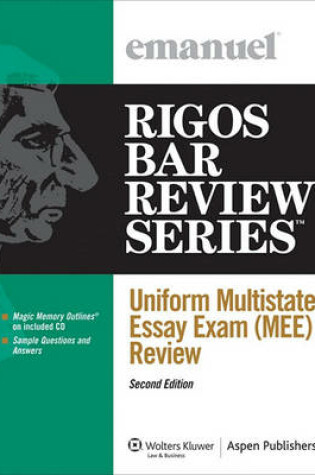 Cover of Uniform Multistate Essay Exam (Mee) Review