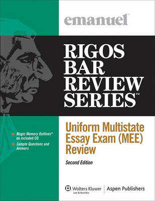 Book cover for Uniform Multistate Essay Exam (Mee) Review