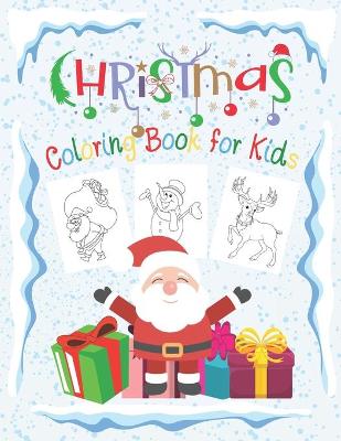 Book cover for Christmas Coloring Book for Kids