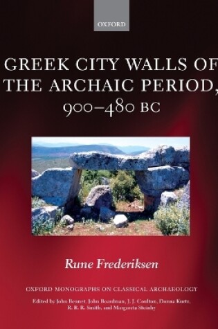 Cover of Greek City Walls of the Archaic Period, 900-480 BC