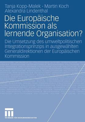 Book cover for Die Europaische Kommission ALS Lernende Organisation?