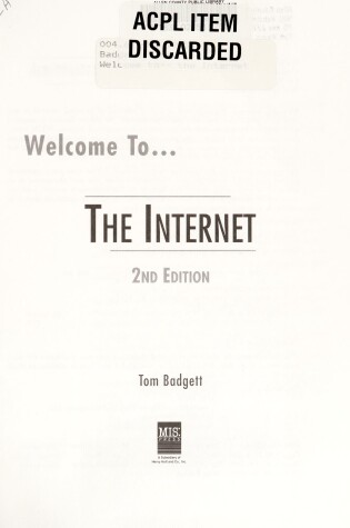Cover of Welcome to the Internet