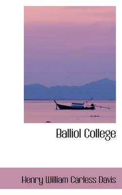 Book cover for Balliol College