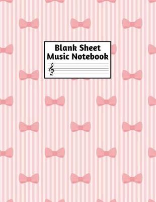 Book cover for Blank Sheet Music Notebook