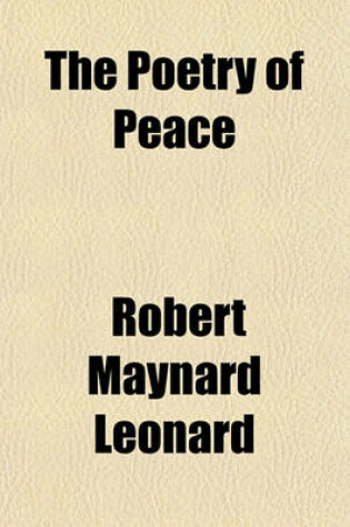 Cover of The Poetry of Peace