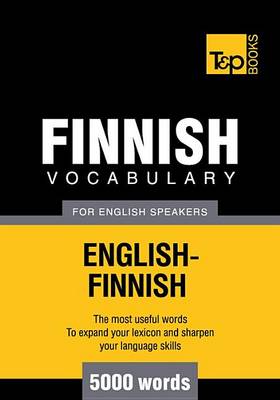 Cover of Finnish Vocabulary for English Speakers - English-Finnish - 5000 Words