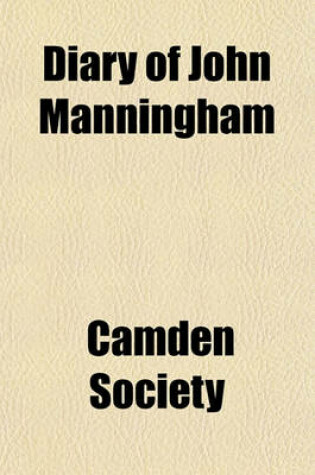 Cover of Diary of John Manningham