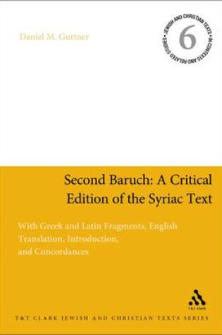 Cover of Second Baruch: A Critical Edition of the Syriac Text